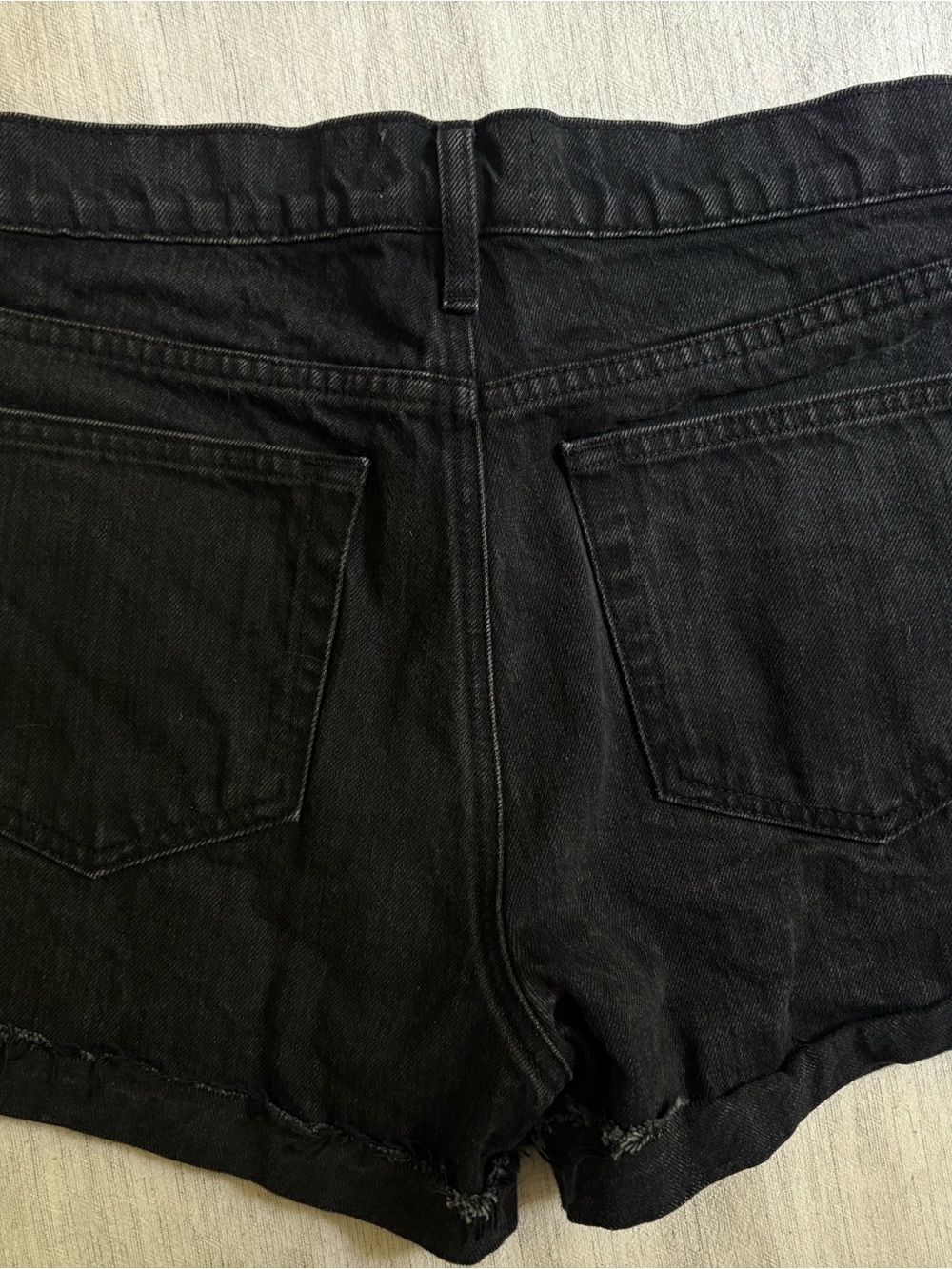 Frame Denim Le Grand Garçon denim shorts - Picture 4 of 5
